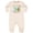 Natural Heather, variant on Inktastic Cute First Birthday Monster 1 Year Old Baby Fleece Romper