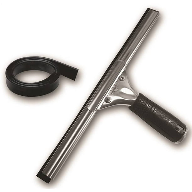 8650996,WINDOW SQUEEGEES,STAINLESS STEEL WITH BONUS RUBBER ,Size In