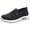 Black, variant on Willtoo Orthopedic Shoes for Women Mesh Breathable Non Slip Sneakers Arch Support Relaxed Walking Shoes Versatile Slip on Lace Up