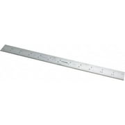 Mitutoyo 12" Long, 1/100, 1/64, 1/32, 1/10" Graduation, Rigid Stainless Steel Rule