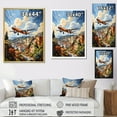 thumbnail image 4 of Designart "Adventurous Prelude To Plane Flight I" Plane Canvas Art Print, 4 of 7