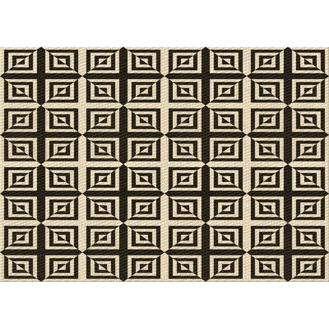 Ahgly Company Machine Washable Indoor Rectangle Transitional Midnight Gray Area Rugs, 2' x 5'