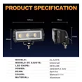 thumbnail image 5 of Par Faros Barras Lupas Led Hi/lo Beam Ojos Ángel 4x4 Moto, 5 of 5