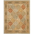 thumbnail image 2 of SAFAVIEH Heritage Abbey Traditional Wool Area Rug, Light Blue/Light Brown, 11' x 17', 2 of 7