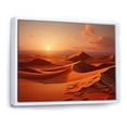 thumbnail image 2 of Designart "Desert White Dunes V" Landscapes Floater Framed Canvas Art Print, 2 of 7