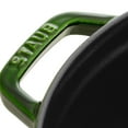 thumbnail image 3 of Staub Cast Iron 2.75-qt Round Cocotte - Basil, 3 of 8