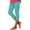 Sky Blue, variant on Aihuaihua Capri Leggings for Women Zipper Leg Plus Size Summer Casaul High Waisted Knee Length Stretchy Workout Yoga Cropped Capris Pants Khaki XL