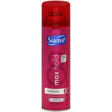 Suave Max Hold Hairspray Aerosol Unscented 11 oz (Pack of 2)