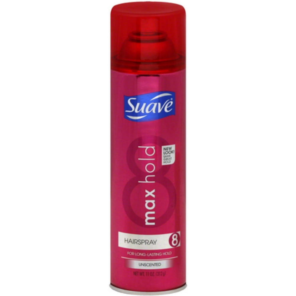 Suave Max Hold Hairspray Aerosol Unscented 11 oz (Pack of 2) Walmart