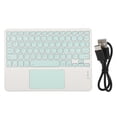 thumbnail image 2 of Ultra Thin Cordless Keyboard, with Touchpad - Low Noise, Fast Typing, Wide Compatibility for Smartphones, Tablets, Laptops, 2 of 7