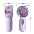 thumbnail image 2 of Ventilador portátil JODNO Mini Portable, paquete de 3 con USB de 3 velocidades, 2 of 7