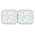 thumbnail image 3 of Uemuo Rabbit Back View Printed 2 PCS Car Windshield Sun Shade, Auto Sun Heat and UV Rays Blocker, Foldable Automotive Front Window Sunshade Protector, 3 of 7