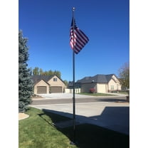Titan Telescoping Flagpole Kit - 15' Bronze/Black