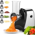 thumbnail image 1 of G Need 250W Trancheuse Électrique / Râpe Bloc de Fromage Compatible, Professionnel 5 en 1 Râpe à Fromage Électrique Légumes Compatibles, Saladier, Carottes Râpées, Courgette, Râpe à Fromage Électrique, 1 of 8