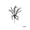 C, variant on Halloween Decorations Artificial Black Norfolk Pine Stems, 3pcs Gothic Faux Pines Branches Decor for Home Table Mantel Vase Party Wedding