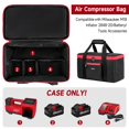 thumbnail image 2 of Air Compressor Bag Compatible with Milwaukee M18 Inflator 2848-20, Air Pump Carrying Case Box Fits for Milwaukee Tools Accessories,Tire Inf, 2 of 5