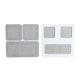 thumbnail image 5 of Kit de reparación de pantalla de ventana de 4 hojas, cinta de reparación de pantalla de ventana de puerta, kit de parche de reparación de pantalla de repuesto de pantalla de malla autoadhesiva para ve, 5 of 5