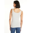 thumbnail image 4 of Time and Tru Women's Rib Tank Top, Sizes XS-XXXL, 4 of 4