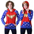 thumbnail image 6 of Wonder Woman Crown  and  Hood Women's Hoodie-Small, 6 of 7