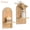 Nature, variant on Sziqiqi Boho Wall Candle Holders Set of 2: Natural Wood Floating Shelves with Rainbow Arch Design Hanging Shelves for Tea Lights, Plants, Books | Farmhouse Home Decor