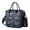 Black-228, variant on Space Odyssey Insulated Lunch Tote – Leakproof Dual Compartment Cooler Bag with Galaxy and Starry Night Designs for Travel and Work