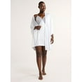 thumbnail image 2 of Joyspun Women’s and Women’s Plus Bridal Satin Robe, Sizes XS to 3X, 2 of 5