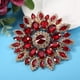 thumbnail image 3 of Piedras de cristal con base dorada y roja brillante para decorar prendas de vestir y accesorios de mujer, 11 cm, 3 of 8