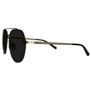 Bally BY0106/H-32A Unisex Gold-Tone Metal Sunglasses Gray Lens