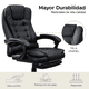 thumbnail image 3 of Silla de Oficina Ejecutiva X Pross Negra Ergonómica Con Reposapiés Cojín Lumbar Acolchonado, 3 of 7