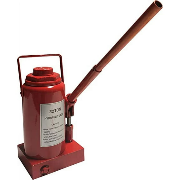 32 Ton H.D. Tractor Trailer Hydraulic Bottle Jack (Lift: 11" to 19")