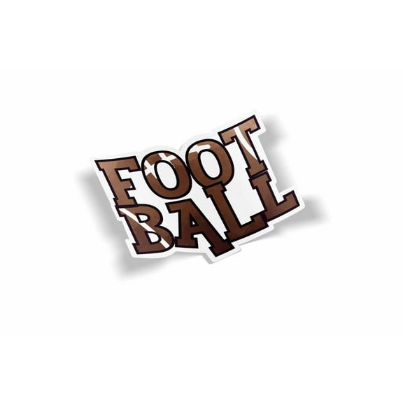 Football Waterproof Sticker