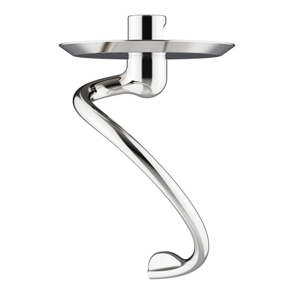 Gancho de masa en espiral de acero inoxidable para KitchenAid de 4,5 a 5 cuartos de galón