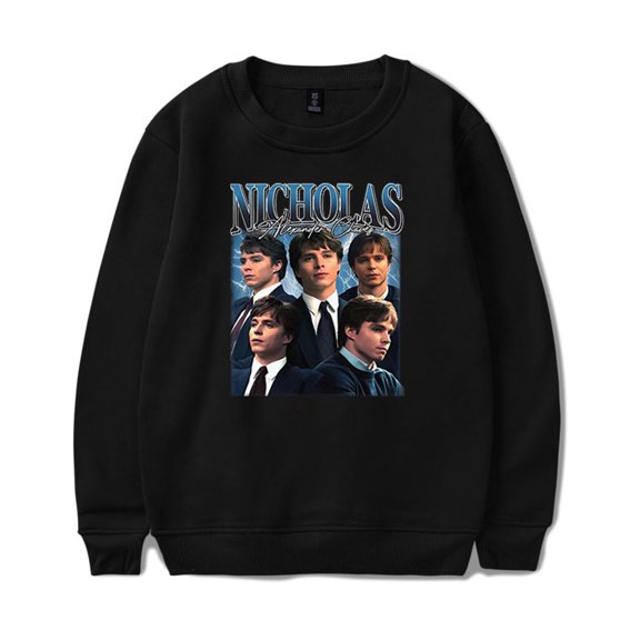 Nicholas Chavez Sweatshirt Casual Pullover Cosplay Longsleeve Vintage 90s Crewneck