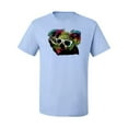 thumbnail image 2 of Neon Technicolor Trippy Party Rainbow Koala | Mens Animal Lover Graphic T-Shirt, Light Blue, X-Large, 2 of 4