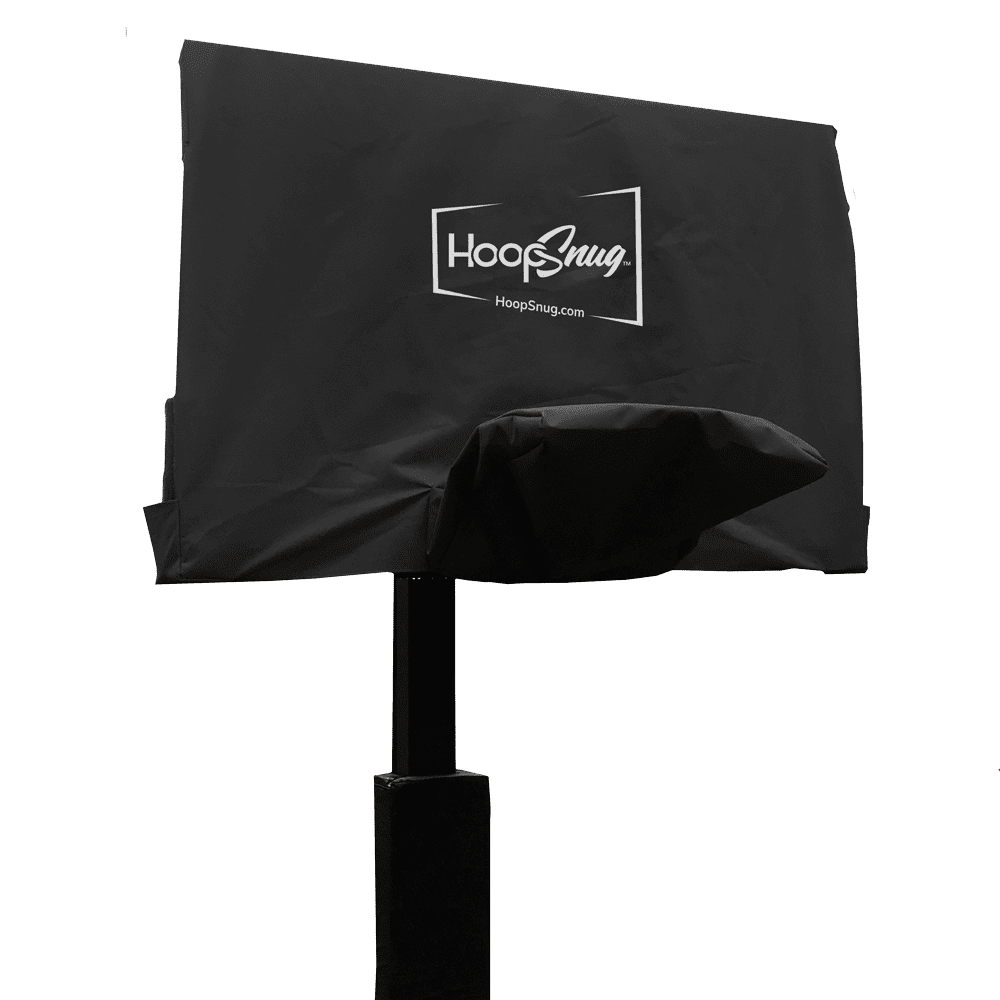 HoopSnug Original Basketball Hoop Cover Black, Large 72"x42