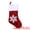Snowflake, variant on Unique Bargains Embroidered Monogram Stocking Cable Knit Deer Pattern 18"