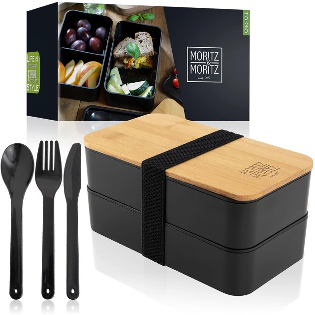 Bento Box Japanese - Perfect Lunch Box For Adults And Children - Lunch Box With Compartments - Ideal For Work, School And On The Go