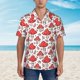 thumbnail image 2 of Balery Amanita Red Mushroom Camisas hawaianas de manga corta para hombre, camisas playeras de corte holgado, camisas de vacaciones con botones,Medium, 2 of 7