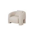 thumbnail image 6 of Modern Sylvia Tweed Accent Chair with Accent Pillow in Gold Dust, 6 of 11