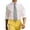 Grey, variant on Teen Boys Girls Decorative Necktie with Chain Pre-Tied Satin Necktie for Graduation Daily Wear