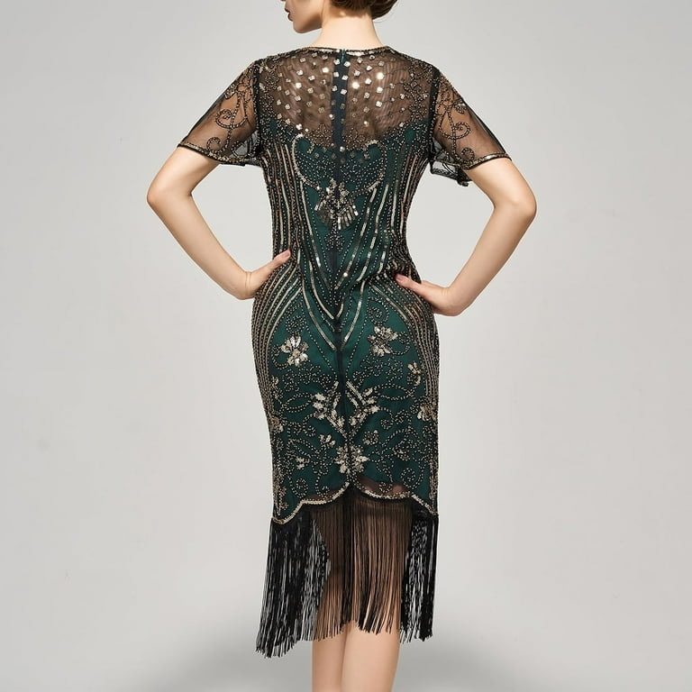 elegant black evening dresses [Final Sale]Luxury 3D Flowers Black Evening Dress with Cape Sleeves SS479