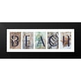 thumbnail image 2 of Vieira, Robin-Lee 24x11 Black Modern Framed Museum Art Print Titled - Beach, 2 of 5