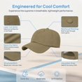 thumbnail image 5 of SAWOBUUN Kids Quick Dry Sport Baseball Cap Athletic Mesh Lightweight Breathable Sun Hats for Outdoor Activity, 5 of 10