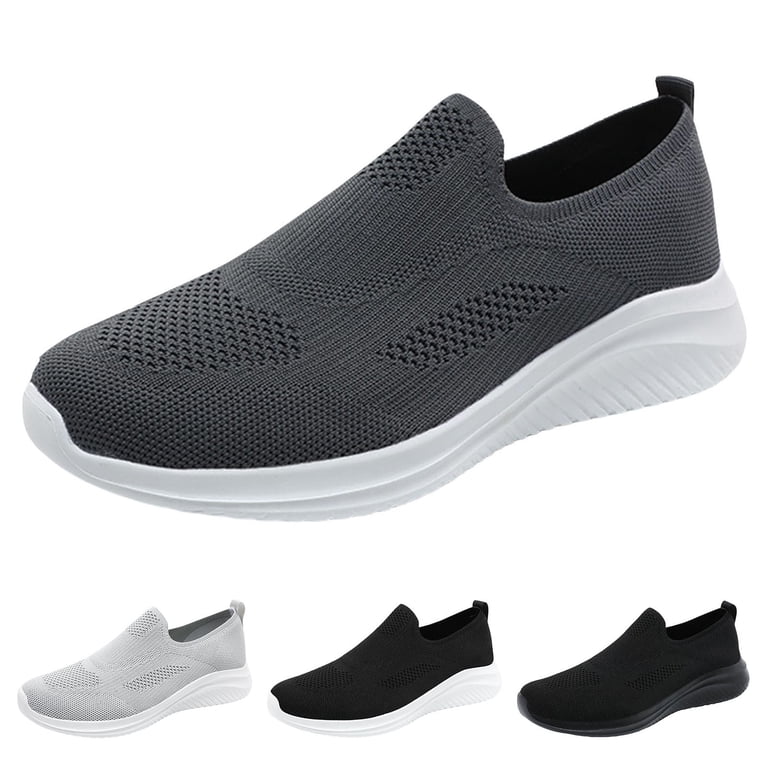 Skechers GOwalk Slip On Shoes Gray Black Mens Size 8.5 Comfort Walking Amazon.com | Skechers Men main image 4