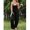 Multicolor-L, variant on Womens Multicolor Halter Jumpsuit With Double Pockets Loose Fit
