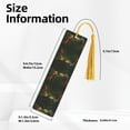 thumbnail image 3 of Kdxio Hybrid Parrot in the Forest Print Metal Tassel Bookmarks,Perfect Gift for Art Lovers and Bookworms Metal Bookmarks for Women, 3 of 8