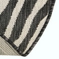 thumbnail image 5 of Unique Loom Outdoor Safari Collection Area Rug - Tsavo (4' 1" Round White/Black), 5 of 12