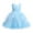 Blue, variant on Sngxgn Little Girls Tulle Dress Long Sleeve Square Neck Layered Dresses for Casual Party(Blue,130)