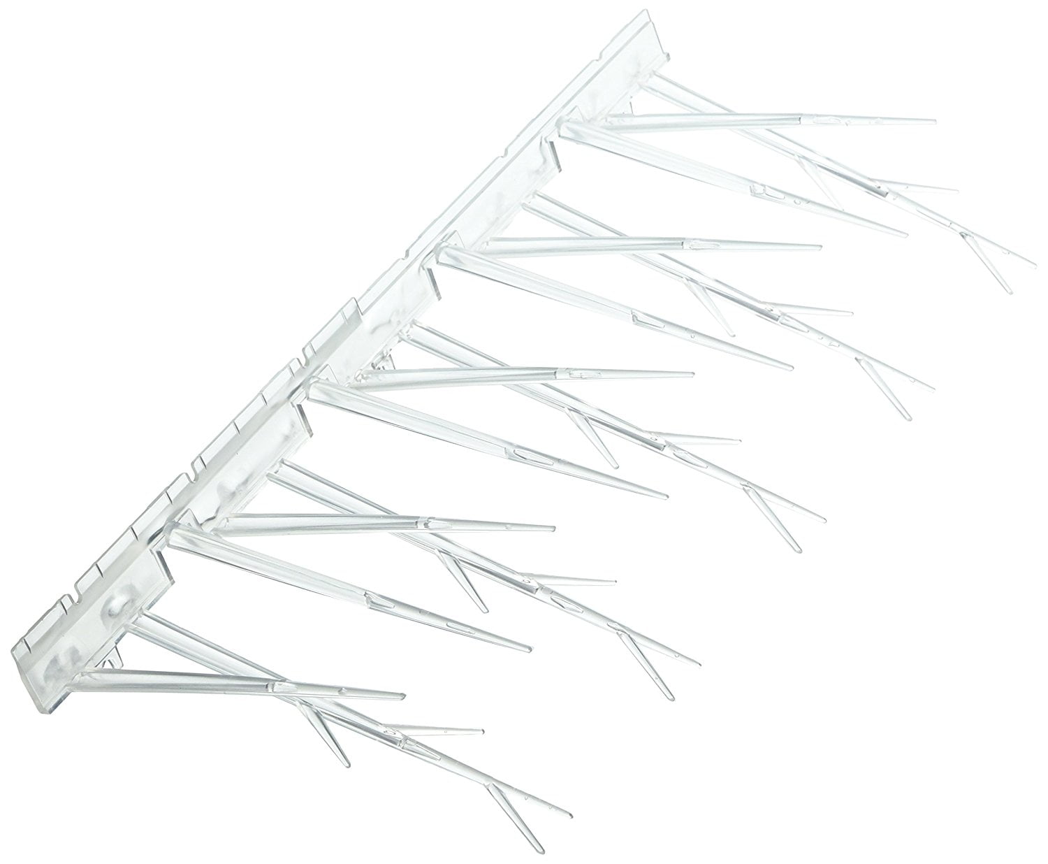 BirdX Plastic Polycarbonate Bird Spikes Kit with Adhesive Glue, Covers