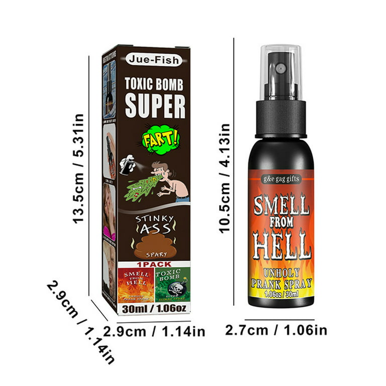  Spray Props Bottle Gifts Toys Bomb Halloween Spoof Smell for  Fart Spray Halloween Spray Bottle Beverage Spray (Green Black) : Toys &  Games